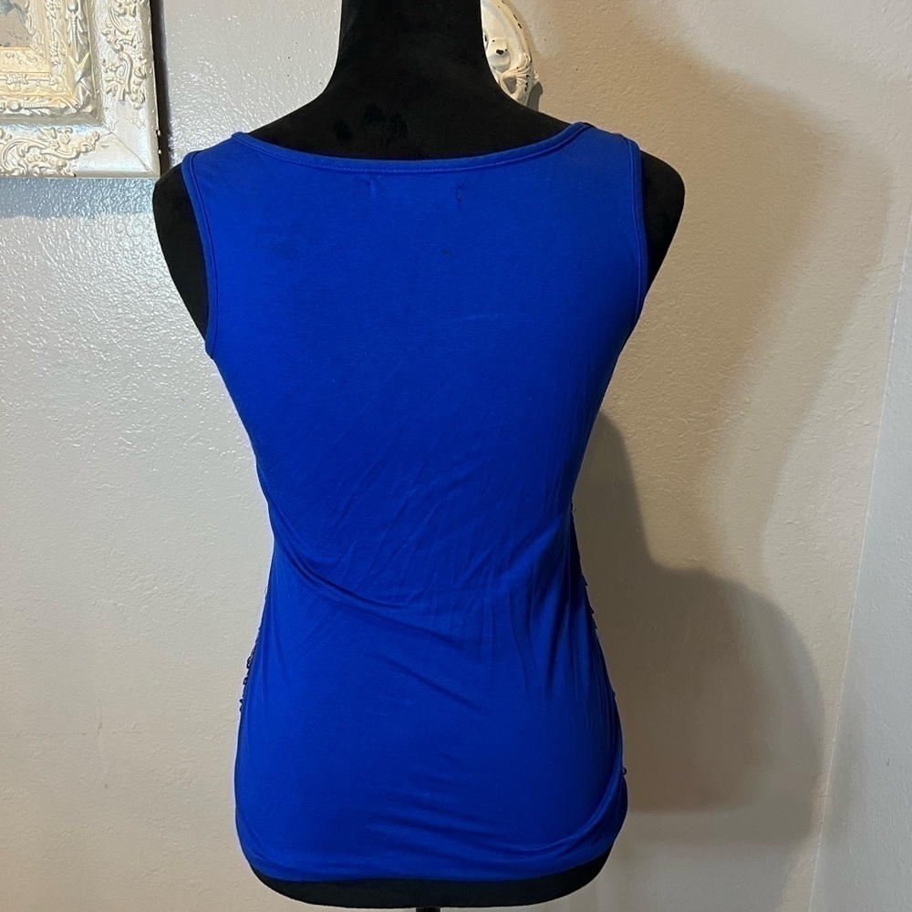 Holin z stone Brazilian flag sequined tank top - Picture 7 of 9